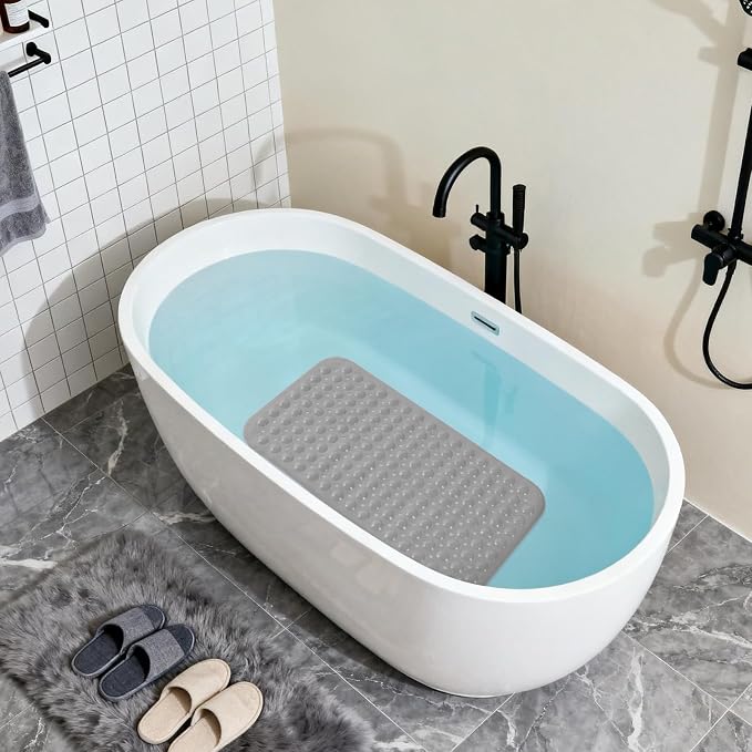 Anti-Slip Bathtub Shower mat, 27.5×14.5（Approximately 70×37cm） inch Soft - Image 4