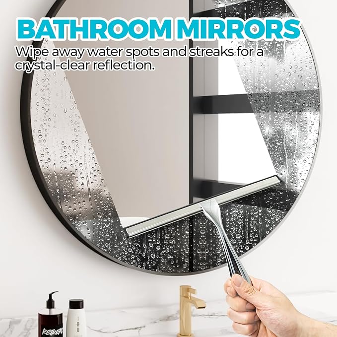 10-Inch All-Purpose Shower Squeegee - Image 3