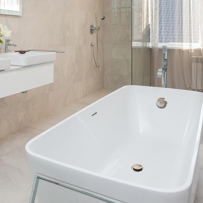 Single Hole Bathtub Drain Overflow Plate - Image 2