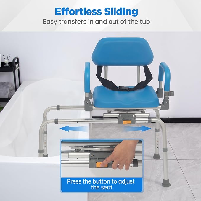 FSA/HSA Eligible Sliding Shower Chair - Image 3