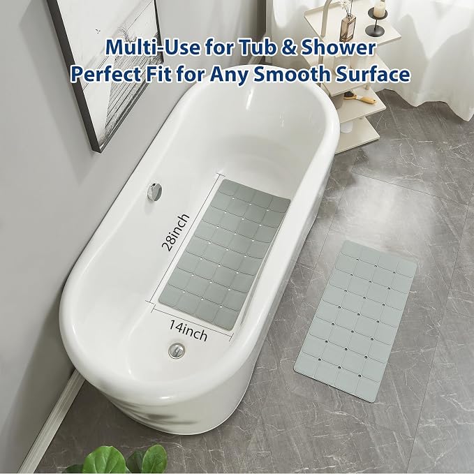 Silicone Bath Mat with Suction Cups – Non-Slip Foldable Bathtub & Shower Mat - Image 7