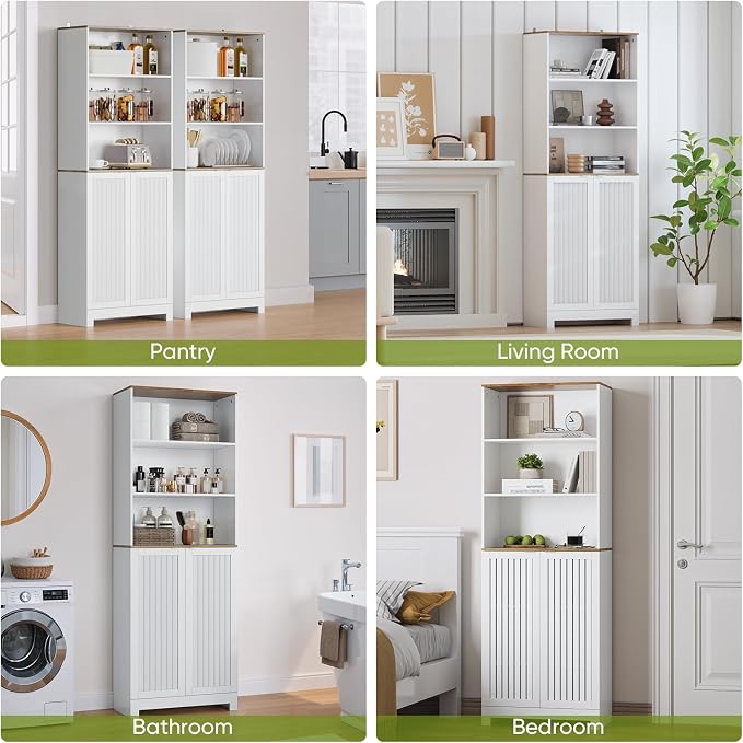 66.8" Tall Storage Cabinet - Image 5