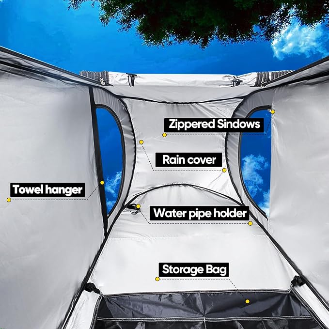 NEVERLAND Pop up Privacy Shower Tent - Image 6