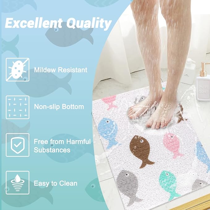 Shower Mat Non-Slip, Soft Comfort Bath Mat - Image 6