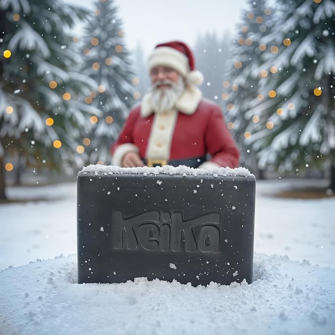 Keika Charcoal Black Soap Bar for Eczema, Men Women Teens - Image 3