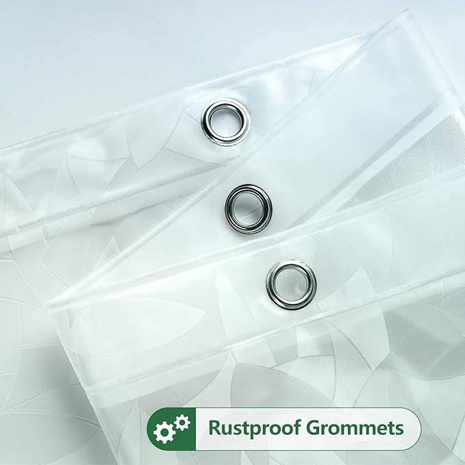 AooHome Plastic Shower Curtain Liner - Image 6