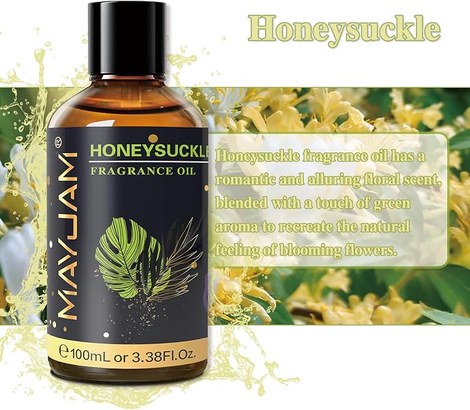 MAYJAM 100ML/3.38FL.OZ Honeysuckle Fragrance Oils - Image 4