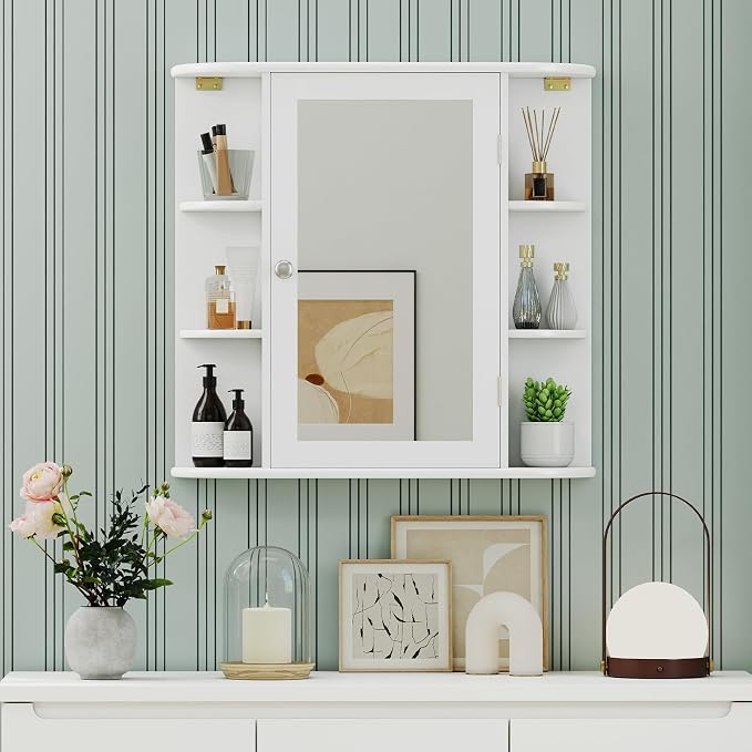 RELAX4LIFE Bathroom Wall Cabinet - Image 7