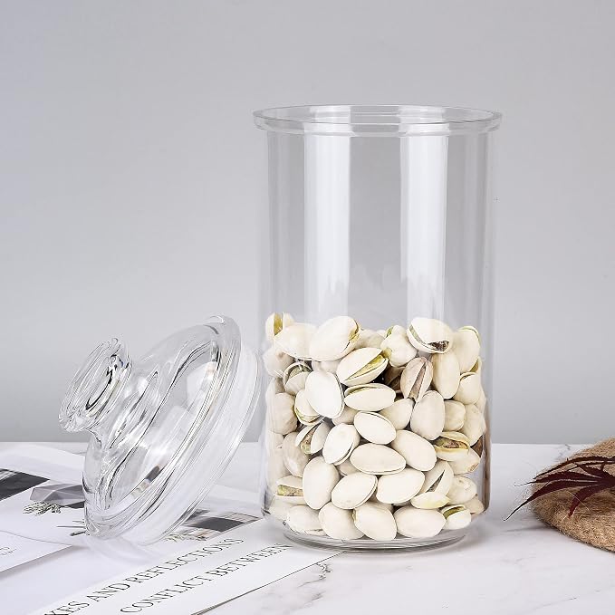 34oz Acrylic Storage Jar, Airtight Lid - Image 4