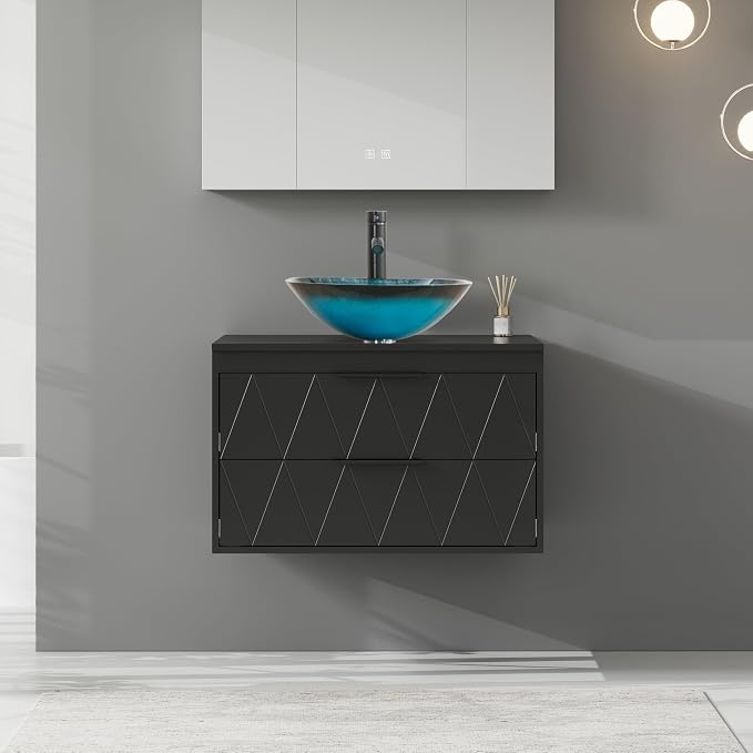 eclife 30" Floating Bathroom Vanities - Image 3