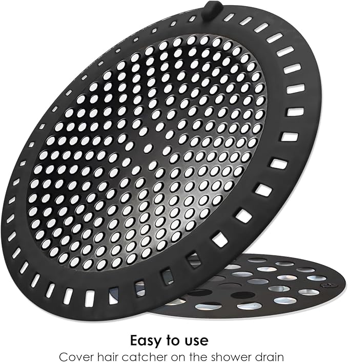 2PCS Shower Hair Drain Catcher/Strainer/Cover/Filter/Trap, Hair Stopper Floor - Image 3