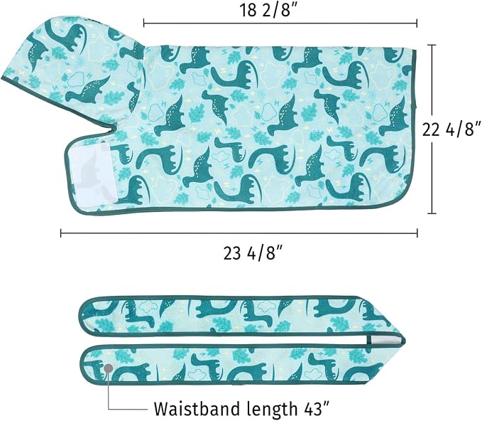 HDE Dog Bathrobe Super Absorbent Quick Drying Puppy Towel Wrap Coat Adjustable - Image 2