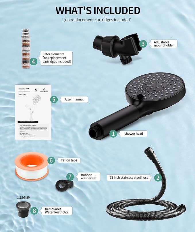 SR SUN RISE Filtered Shower Head - Image 9
