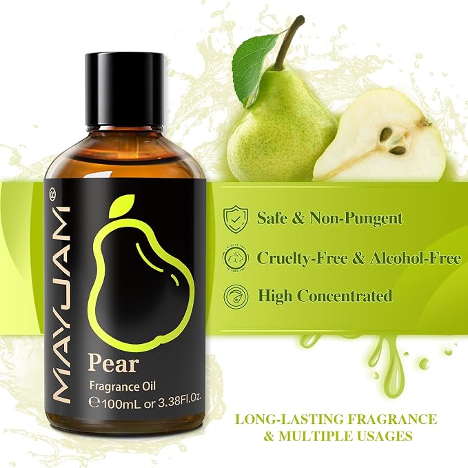 MAYJAM 100ML/3.38FL.OZ Pear Fragrance Oils - Image 3