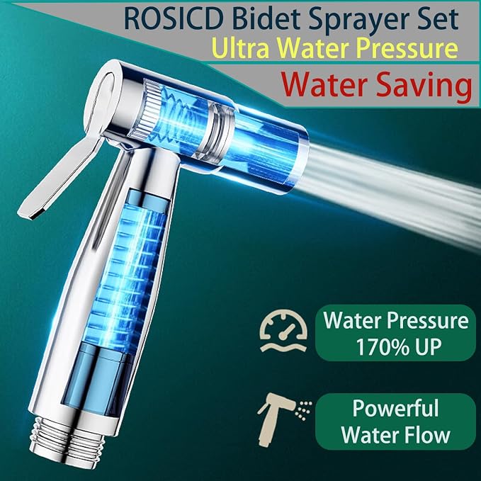 Handheld Bidet Sprayer Set, Toilet Bidet Attachment - Image 2