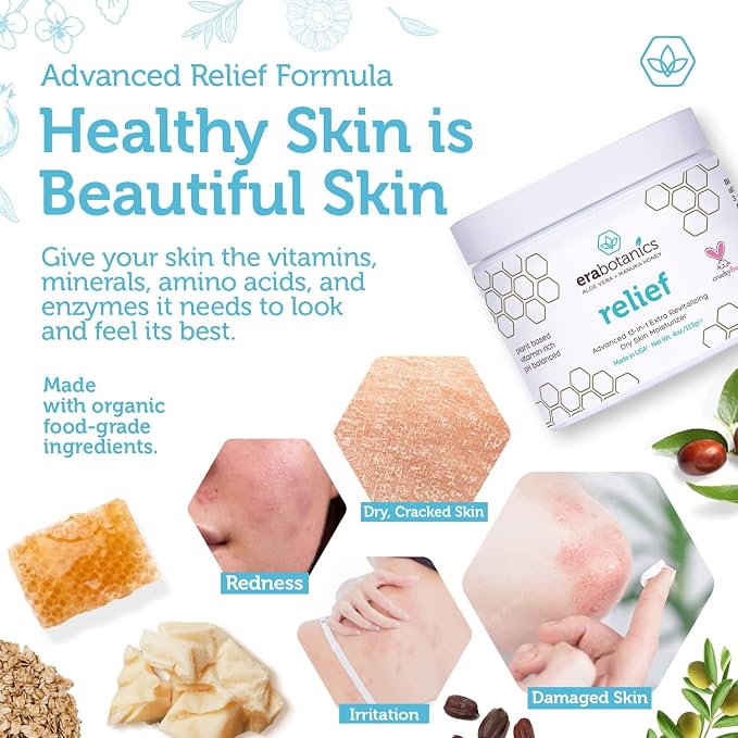 Era Organics Eczema, Psoriasis & Dermatitis Moisturizer Cream - Image 3