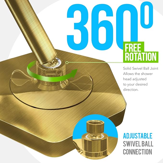 AquaHomeGroup Luxury Filtered Shower Head Set - Image 3
