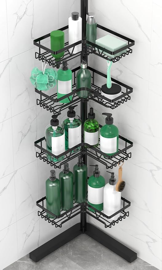 Standing Shower Caddy Corner by DAOYA