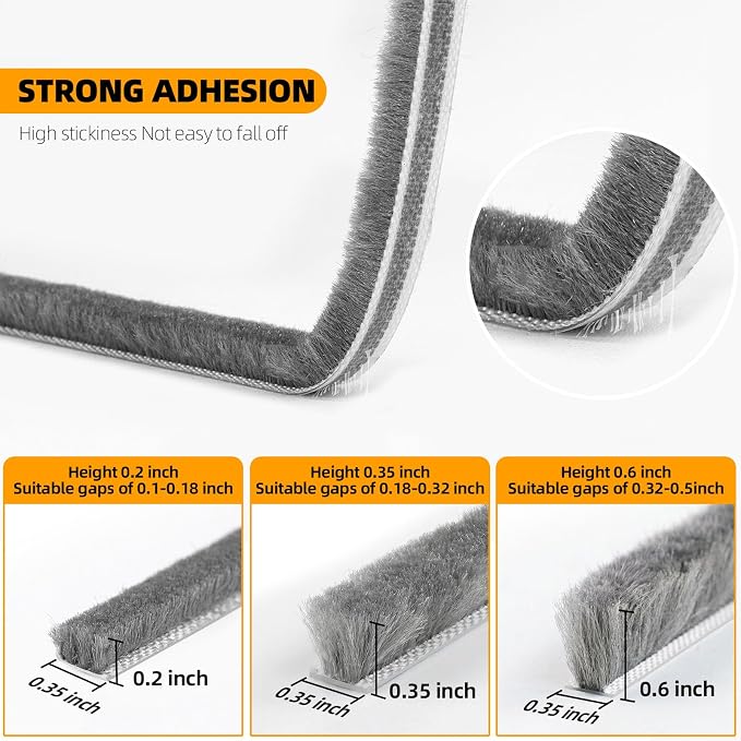 40FT Window Weather Stripping Door Seal - Image 2