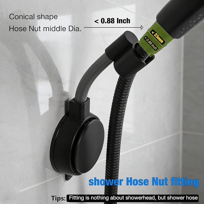 Suction Cup Handheld Shower Head Holder - Image 5