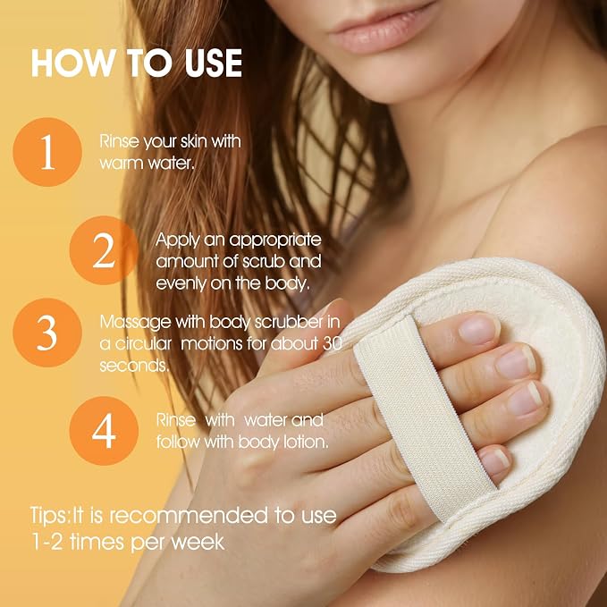 Body Scrub, Turmeric Exfoliating Body Scrub, - Image 6