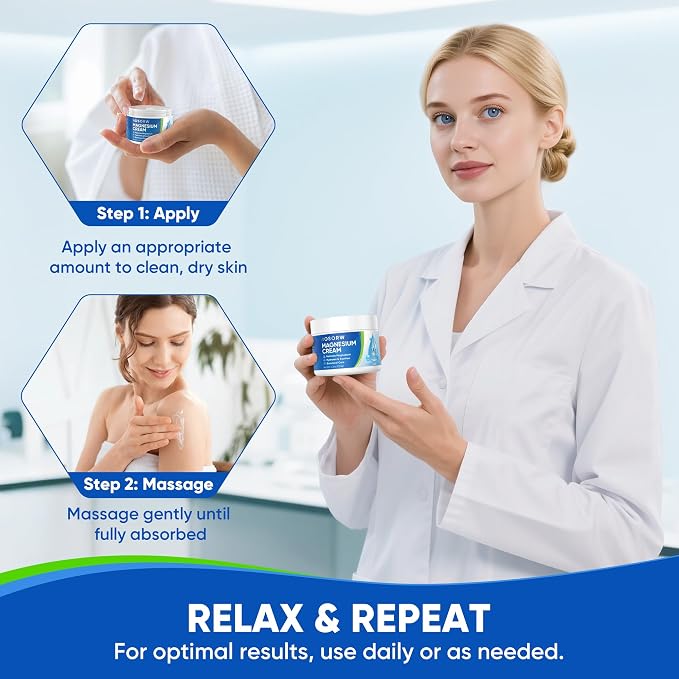 Topical Magnesium Cream for Sleep – Soothing Magnesium Lotion for Legs - Image 7