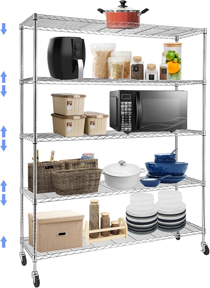 BNSPLY Commercial Wire Shelving Unit by BNSPLY
