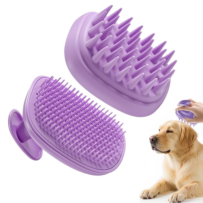 2-in-1 Dog Bath Brush for Grooming & Massage by Unknown