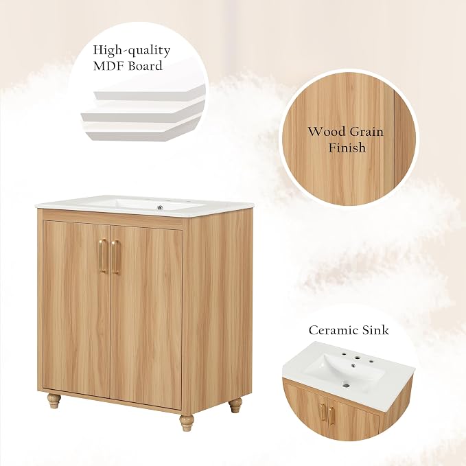 Favfurish 30" Bathroom Vanity - Image 7