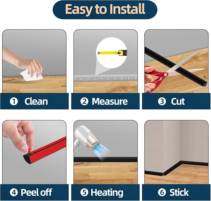 236Inch Flexible Quarter Round Molding Trim, Countertop - Image 6
