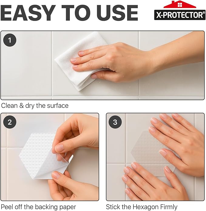 X-Protector Bathtub Non Slip Stickers - Image 6