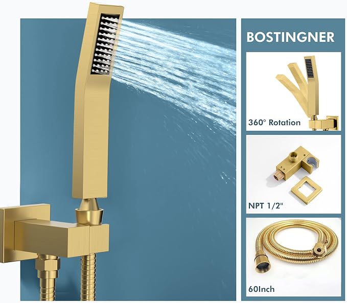 Brushed Gold Shower System - Image 5