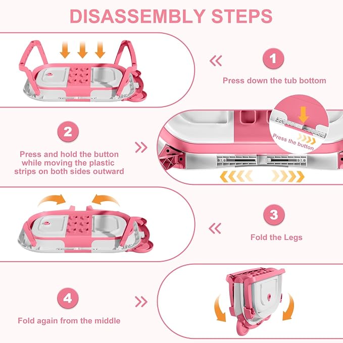 MoreFeel Collapsible Baby Bathtub - Image 4