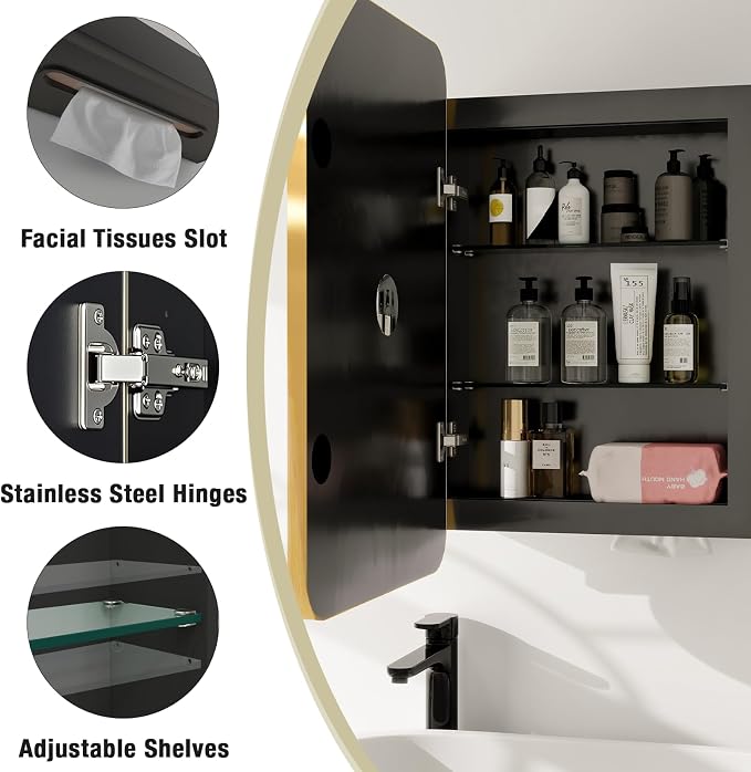 Rectangle Bathroom Medicine Cabinet - Image 3