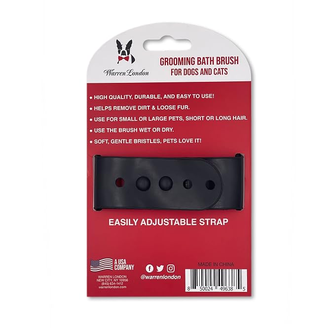 Warren London 2-in-1 Bath & Groom Brush - Image 7