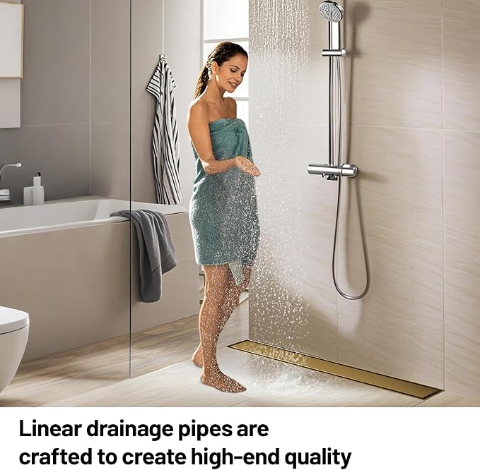 Linear Shower Drain, 304 Stainless Steel - Image 2