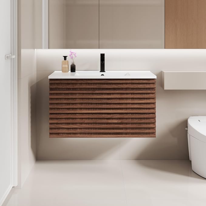 LUCKWIND 36" Floating Bathroom Vanity by LUCKWIND