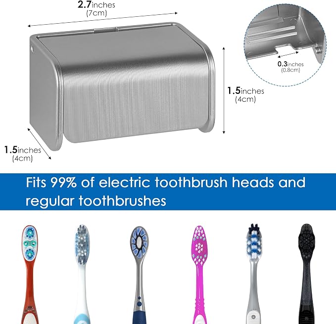 Toothbrush Holder Wall Mounted - Image 4