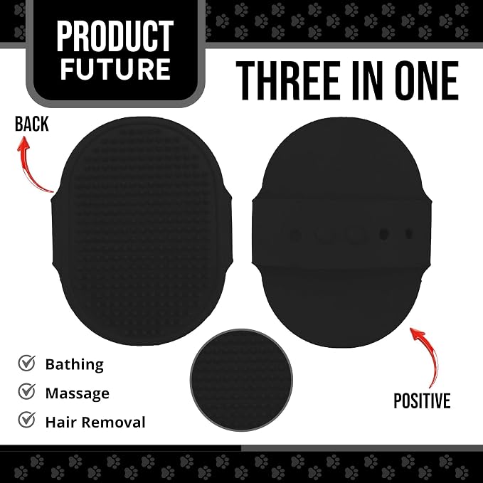 Silicone Dog Bath Brush – Soft Pet Scrubber - Image 3