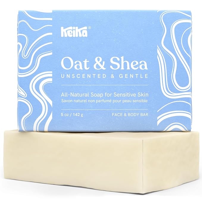 Keika Baby Soap Bar Oat & Shea Unscented by Keika