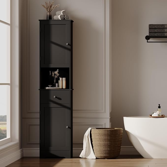 Tall Bathroom Cabinet, Storage Cabinet - Image 2