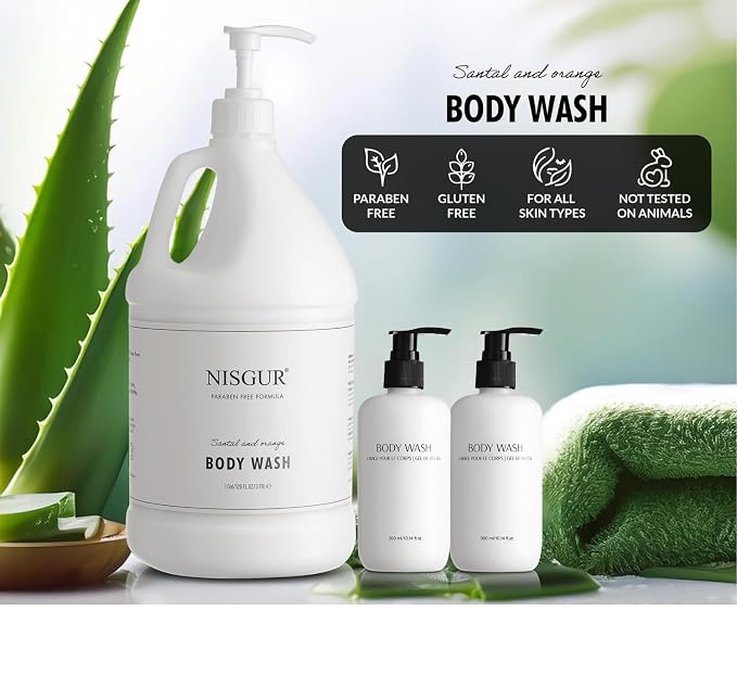Gallon Shampoo Conditioner and Body Wash Refillable Set - Image 7