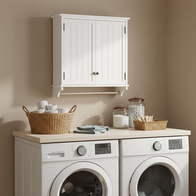 Dover 27” x 29” Wall Mounted Bathroom Storage Cabinet - Image 6