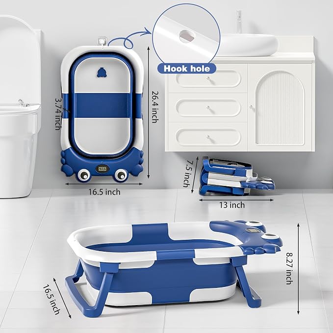 Collapsible Baby Bathtub for Newborns - Image 5