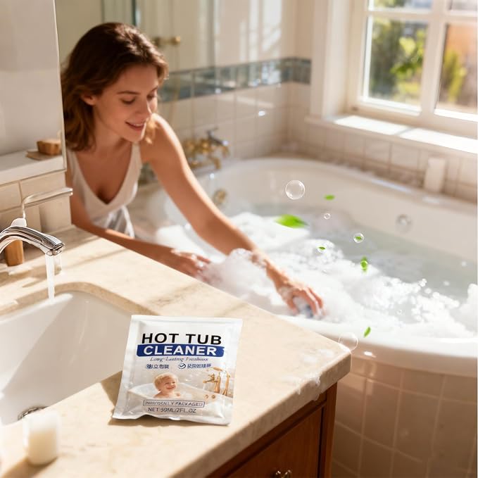 Tub Cleaner, 59ml Anti Scaling Long Lasting Cleaning Agent, Bathtub Cleaner - Image 2