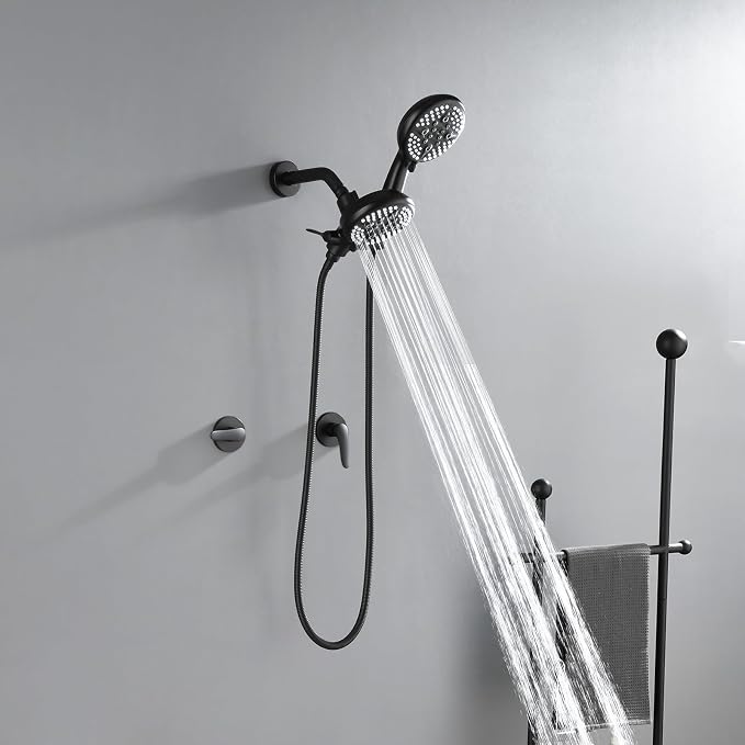 2 Handle Shower Faucet Shower System Complete 2 in 1 Shower Combo Set - Image 7