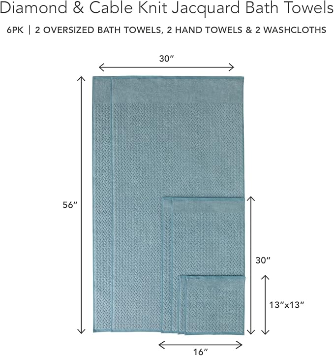 Texere 100% Organic Cotton Jacquard 650 GSM Premium Bath Towel Sets - Image 7