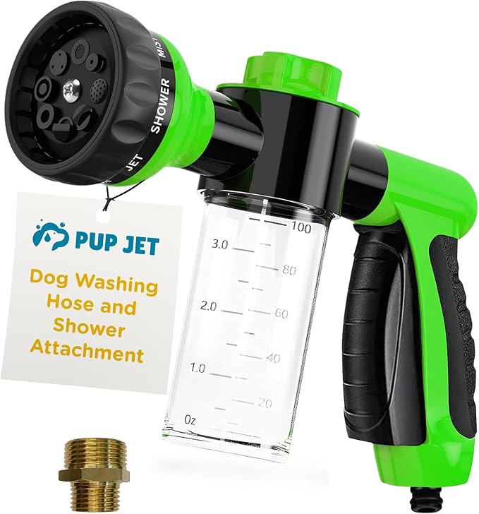 The Original Pup Jet Dog Washing Hose Attachment by Freeze2Trim