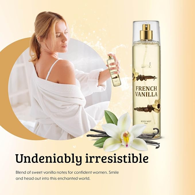 Body Spray For Women, French Vanilla spray Fragrance Body Mist, Unisex rich - Image 3