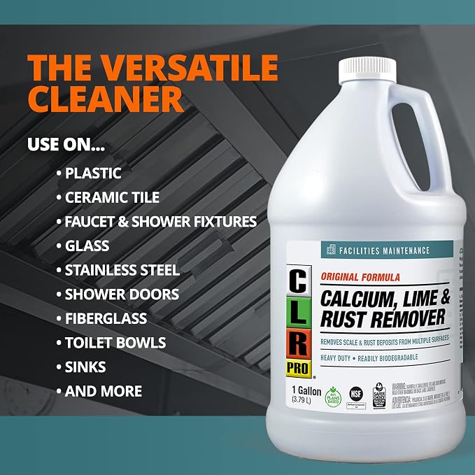 CLR PRO Calcium, Lime and Rust Remover, 1 Gallon Bottle - Image 3